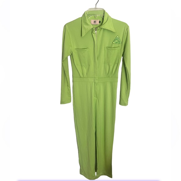 MELODY ESHANI SS19 green matcha explorer jumpsuit size small - Picture 9 of 9